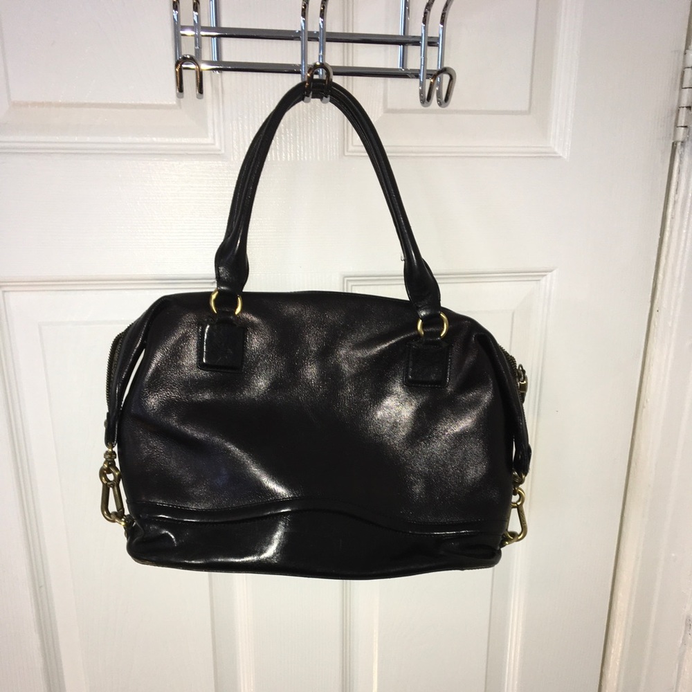 Large Black Monsac Handbag